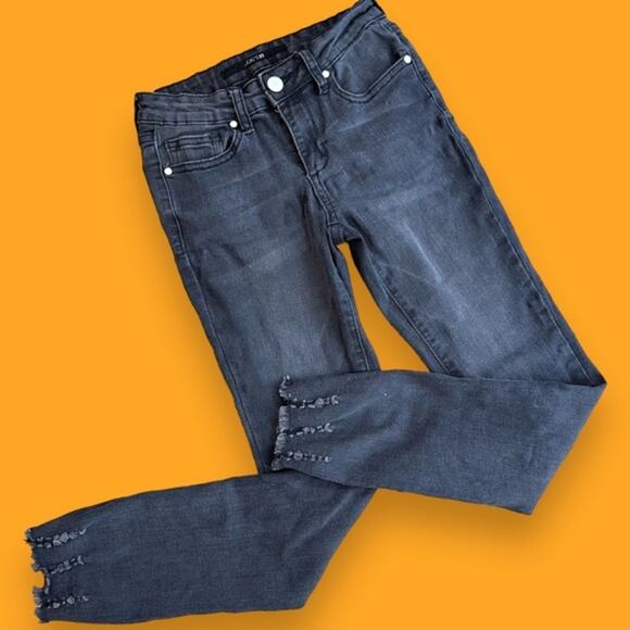 Joe's The Rocker Raw Hem Ankle Skinny Jeans Faded EUC - Picture 1 of 9